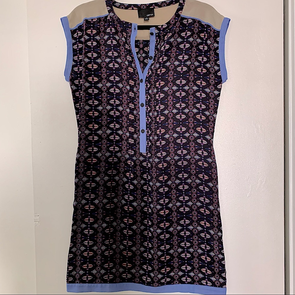 Beautiful silk Greylin shift dress